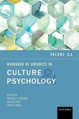 Handbook of Advances in Culture and Psychology, Paperback by Gelfand, Michele…