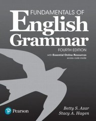 Fundamentals of English Grammar by Stacy A. Hagen and Betty S. Azar (2017, Trade