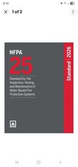 NFPA 25 2026 Inspection Testing Maintenance Water-Based Fire Systems