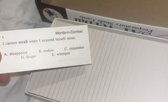 VIS-ED SAT Verbal Preparatory Study Cards Complete Boxed Set 1000 Cards New ISBN
