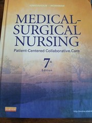 Medical-Surgical Nursing : Patient-Centered Collaborative Care 7th Hardback NEW