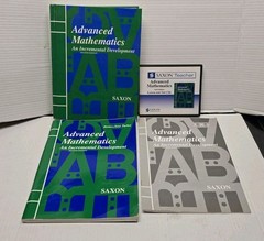 Saxon Advanced Mathematics 2nd Ed. Homeschool Pkt, Test Forms, Textbook, CD