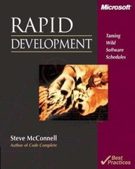 Rapid Development by Steve McConnell: New