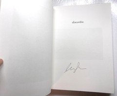 SIGNED MOISES SAMAN DISCORDIA 2016 1st HARDCOVER 1st PRINTING NEAR FINE SHOWN