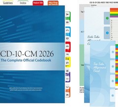 Index Tabs for ICD-10-CM 2026 The Complete Official Codebook – Easy Navigation f