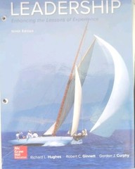 Leadership – McGraw Hill – 9th Edition – As Is