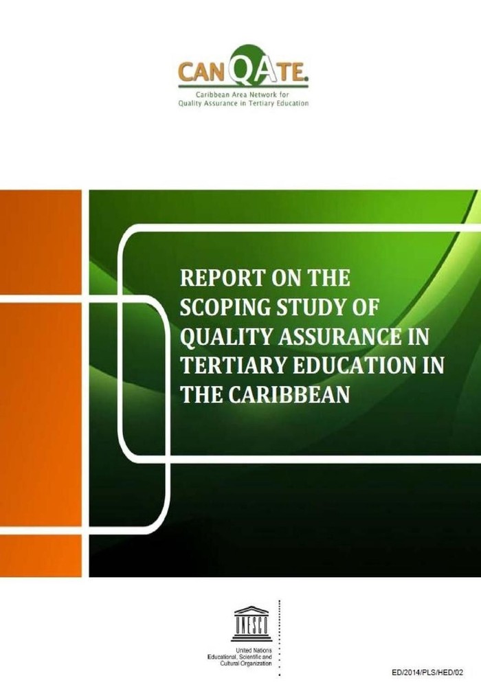 Report On The Scoping Study Of Quality Assurance: In Tertiary Education In The C