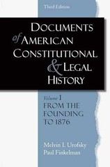Documents of American – Paperback, by Urofsky Melvin I.; – Very Good