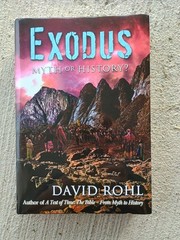 Exodus – Myth or History? by David Rohl Hardcover 2015 1st/1st Slight Damage