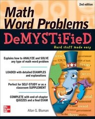 Math Word Problems Demystified 2/e Paperback Allan G. Bluman
