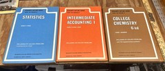 3 Schaum’s Outline Statistics(1961)Intermediate Accounting(1975) Chemistry(1980)