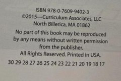 Ready Writing Instruction 2015 Curriculum Associates Grade 4 15296 Single Book