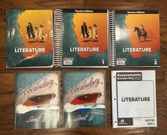 BJU Press Making Connections in Literature, 4th Edition & Vocabulary 8th Grade