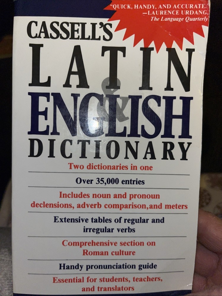 Cassell’s Concise Latin-English, English-Latin Dictionary by D. P. Simpson…