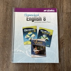 Abeka Homeschool English 8 Second Edition Curriculum Lesson Plans