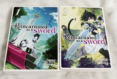 Seven Seas Ent., Reincarnated as a Sword Light Novel Book, Novel 1 & 2, English