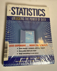 Wiley Statistics: Unlocking the Power of Data Loose-Leaf 2013, 736p