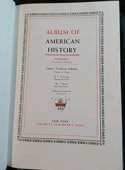 VTG ALBUM OF AMERICAN HISTORY JAMES T ADAMS 5 VOL SET WITH INDEX 1961 ILLUSTRATE