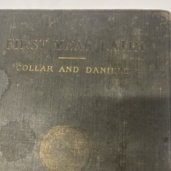 First Year Latin by Collar & Daniell Ginn & Company 1901 Study Guide Book Latin