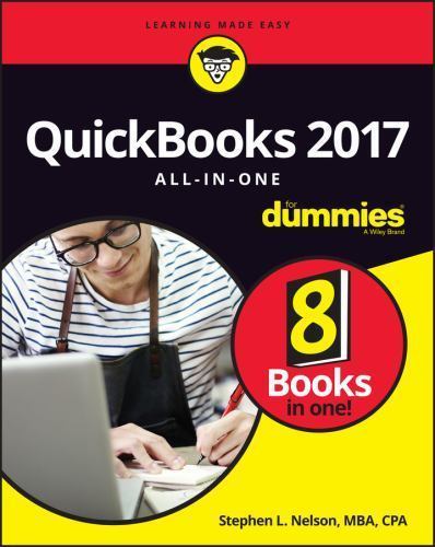 QuickBooks 2017 All-In-One For Dummi- 9781119281344, Stephen L Nelson, paperback