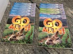 GO Math! Bundle Grade K 2015 #2-10 & 12 Unused