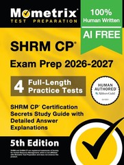 SHRM CP Exam Prep 2026-2027 – 4 Full-Length Practice Tests, CP…