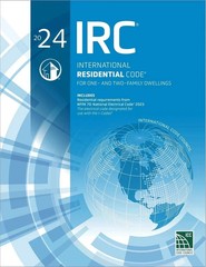IRC 2024 AND IRC 2021 AND IRC 2018 International Residential Code Free Shipping