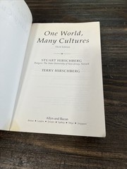 One World Many Cultures Third Edition Paperback Stuart & Terry Hirschberg