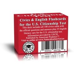 US Citizenship Flash Cards 2025 to study for the Naturalization test…