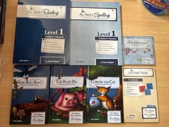 All About Reading Spelling Level 1 Teachers Manual Readers 1-3 Letter Tiles CD