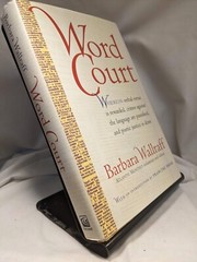 Word Court by Wallraff, Barbara; Intro Prose, Francine HC/dj Harcourt 2000 1st