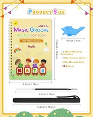 Reusable Magic Copybook Set for Handwriting Practice & Fine Motor Skills