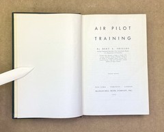 Vintage 1952 Air Pilot Training by Shields 4th Edition HC