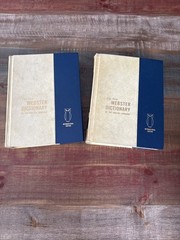 New Webster Dictionary of the English Language International Edition 1965 2 Vols