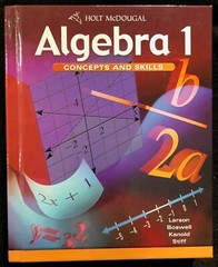 ALGEBRA 1 – CONCEPTS & SKILLS – Hardcover (2010, Holt McDougal)