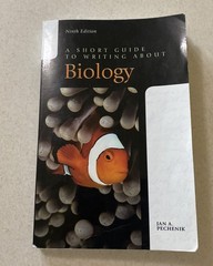 Short Guide to Writing About Biology 9th Ed – Pechenik SC GOOD