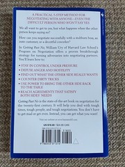 Getting Past No: Negotiating in Difficult Situations by William Ury