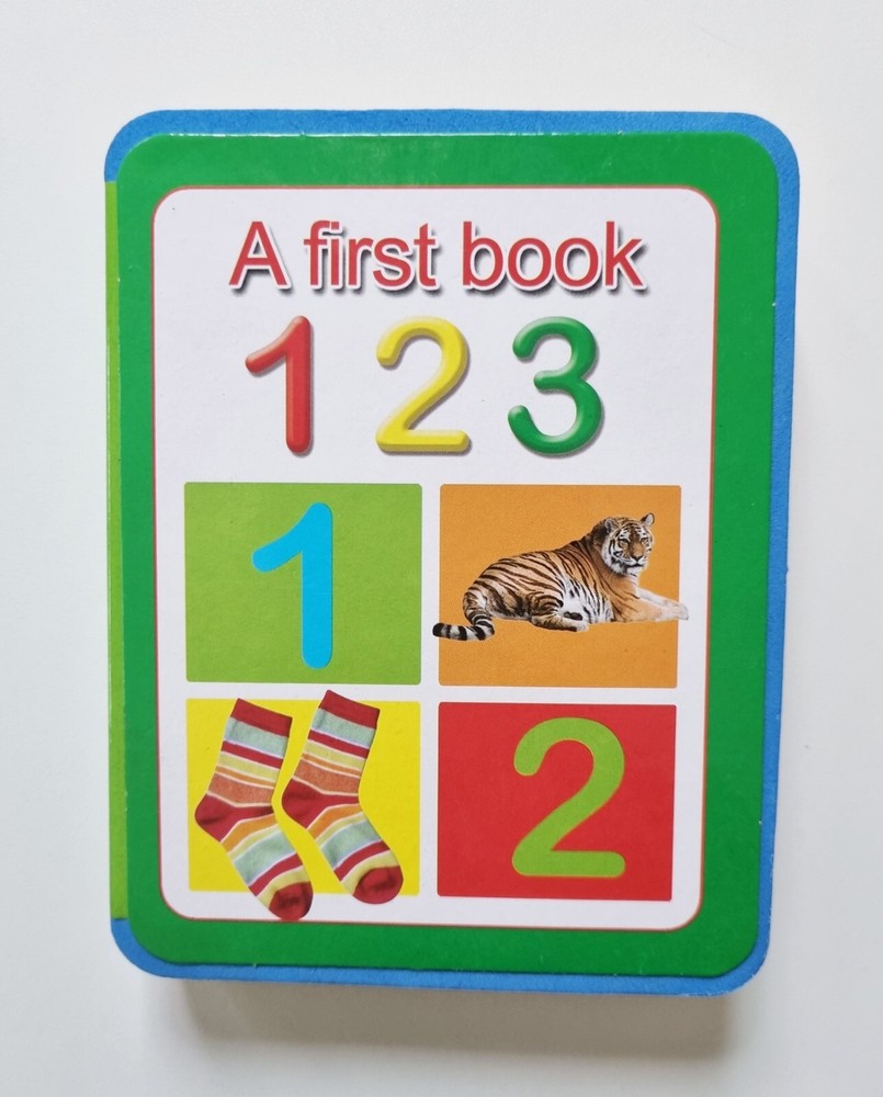 Number Practice Book Count Beginner Preschool Small Carry Girl 1 2 3 Multi Color