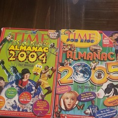 TIME For Kids Almanac 2004 & 2005 Fact Monster Reference Books 600 Photos