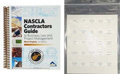 Book and Preprinted Tabs – NASCLA Contractors Guide, West Virginia, 1st Edition