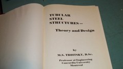 Tubular Steel Structures Theory And Design Troitsky Arc Welding 1982 HC