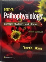 PORTH’S PATHOPHYSIOLOGY: CONCEPTS OF ALFRED HEALTH STATES 10TH EDITION HARDCOVER
