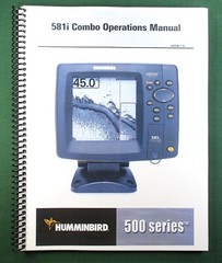 Humminbird 581i Combo Instruction Manual: 109 Pages & Protective Covers!