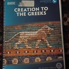 Investigate History: Creation to the Greeks Teacher’s Manual, Spiral, English