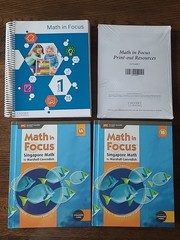 Calvert Math In Focus Grade 1 (Teacher & Student Books 1A, 1B, Worksheets)