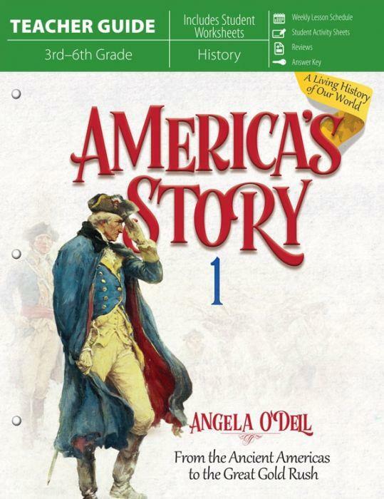 New Master Books Teacher Guide for AMERICA’S STORY 1 O’Dell Homeschool Grade 3-6