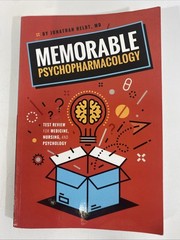 Memorable Psychopharmacology by Jonathan Heldt (2017, Trade Paperback)