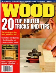 WOOD Magazine ~ All 7 Issues of 2008~ 720 Pages! ~ Excellent Condition