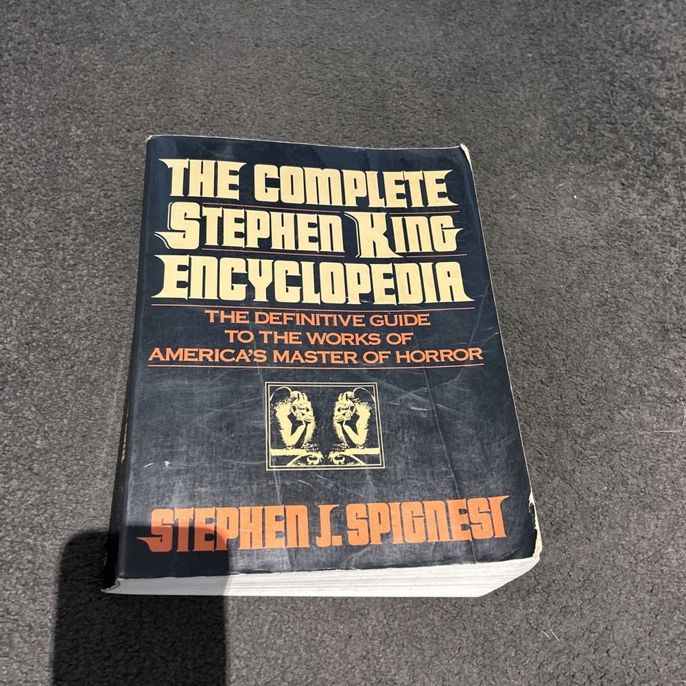 The Complete Stephen King Encyclopedia by Stephen J Spignesi – Rare