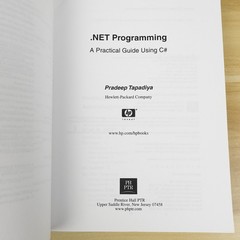 .Net Programming: A Practical Guide Using C# Paradeep Tapadiya HP Paperback